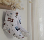 Pantoufles minky motifs (divers) – Enfant