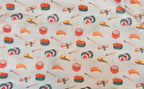 Mitaines minky motifs (nourriture) – Bébé