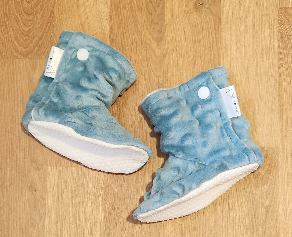 Pantoufles minky uni – Bébé
