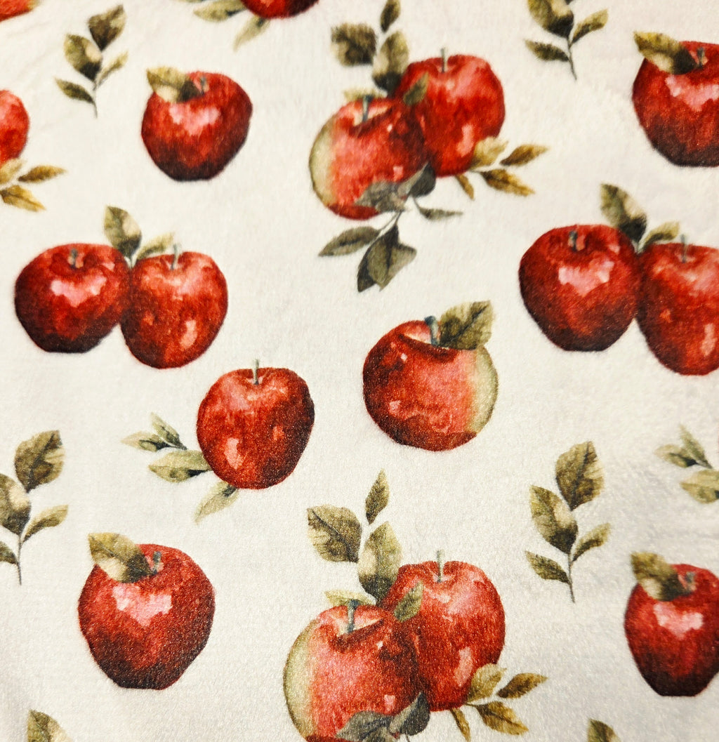 Pantoufles minky motifs (nourriture) – Bébé