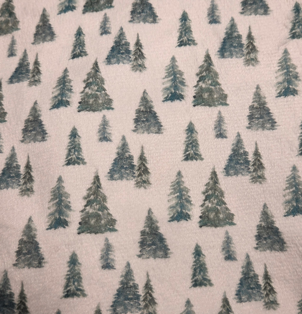 Pantoufles minky motifs (floraux) – Bébé