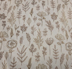Pantoufles minky motifs (floraux) – Bébé