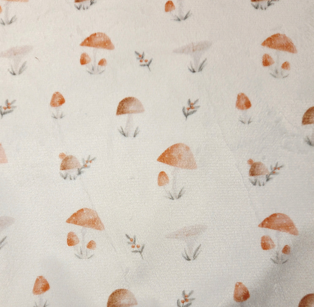 Pantoufles minky motifs (floraux) – Bébé