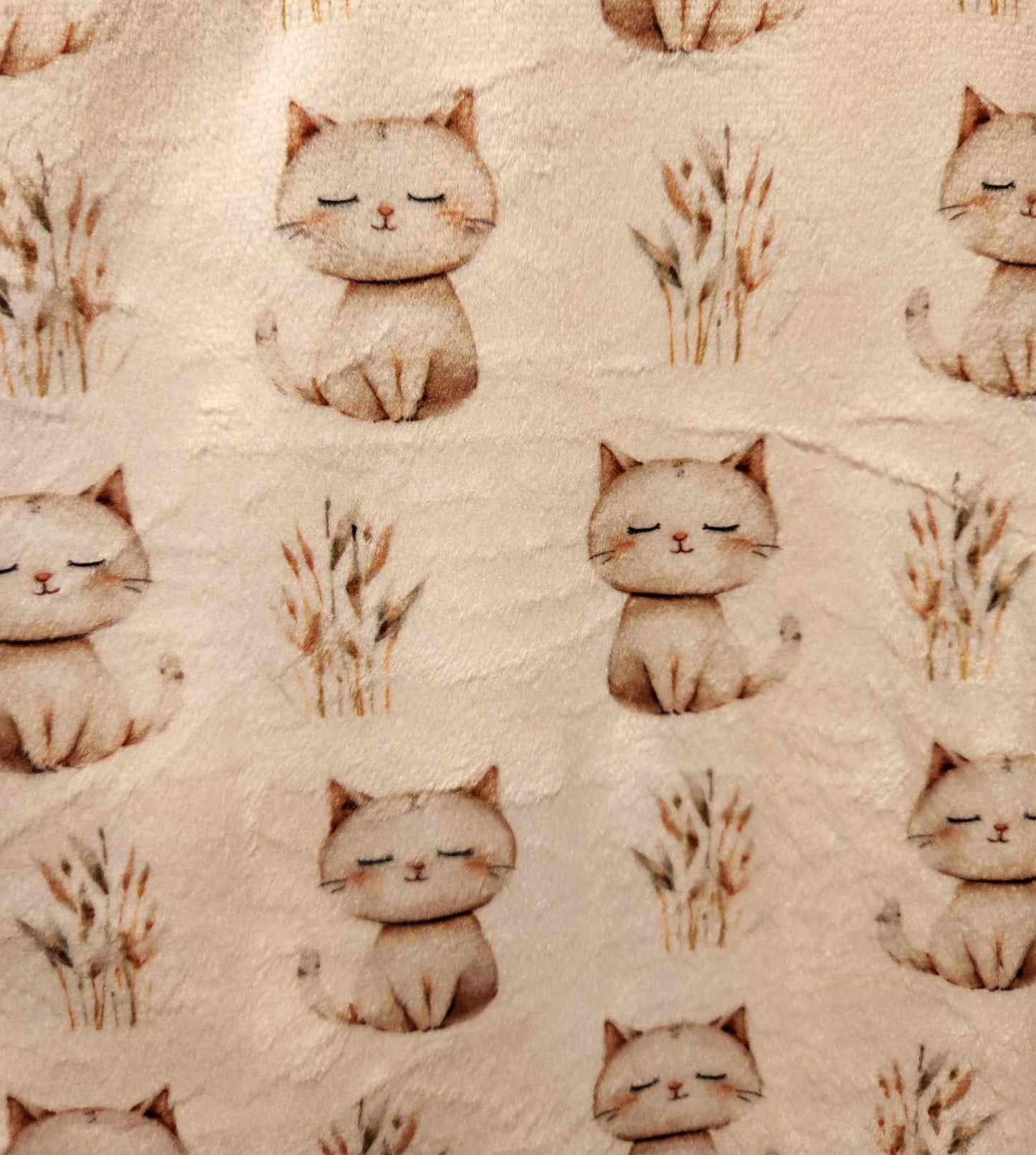 Pantoufles Minky motifs- ENFANT (Chats)