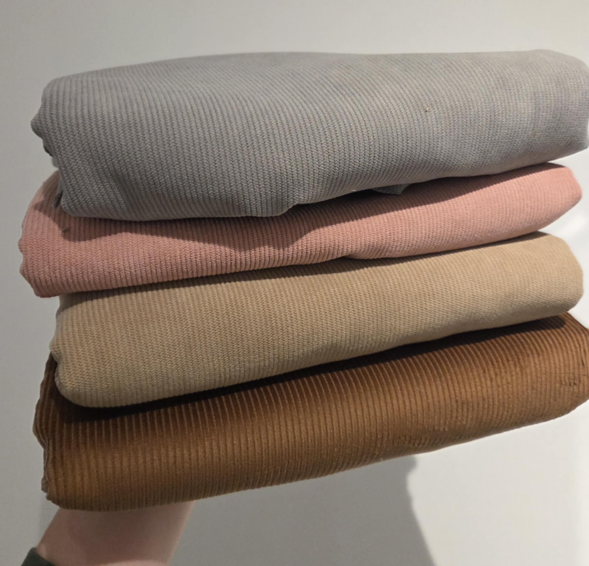 Pantoufles velour côtelé – Bébé