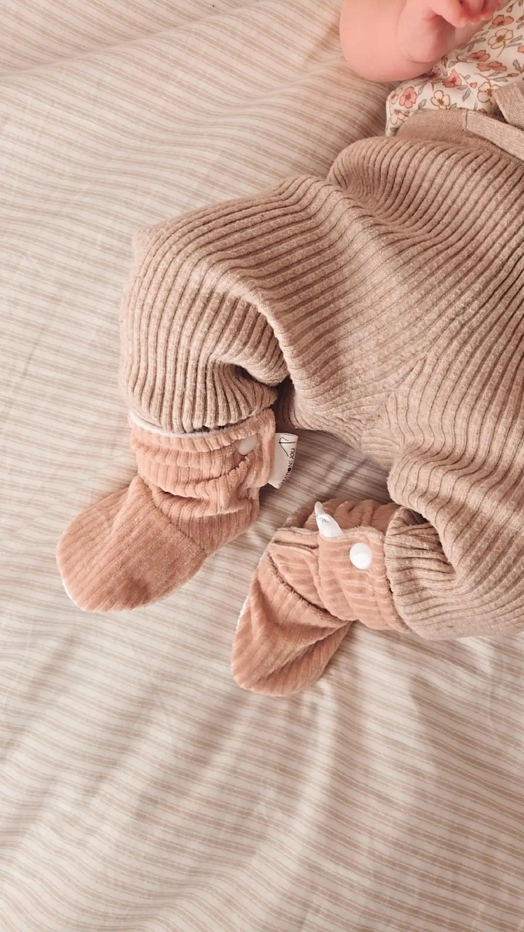 Pantoufles jersey corduroy – Bébé