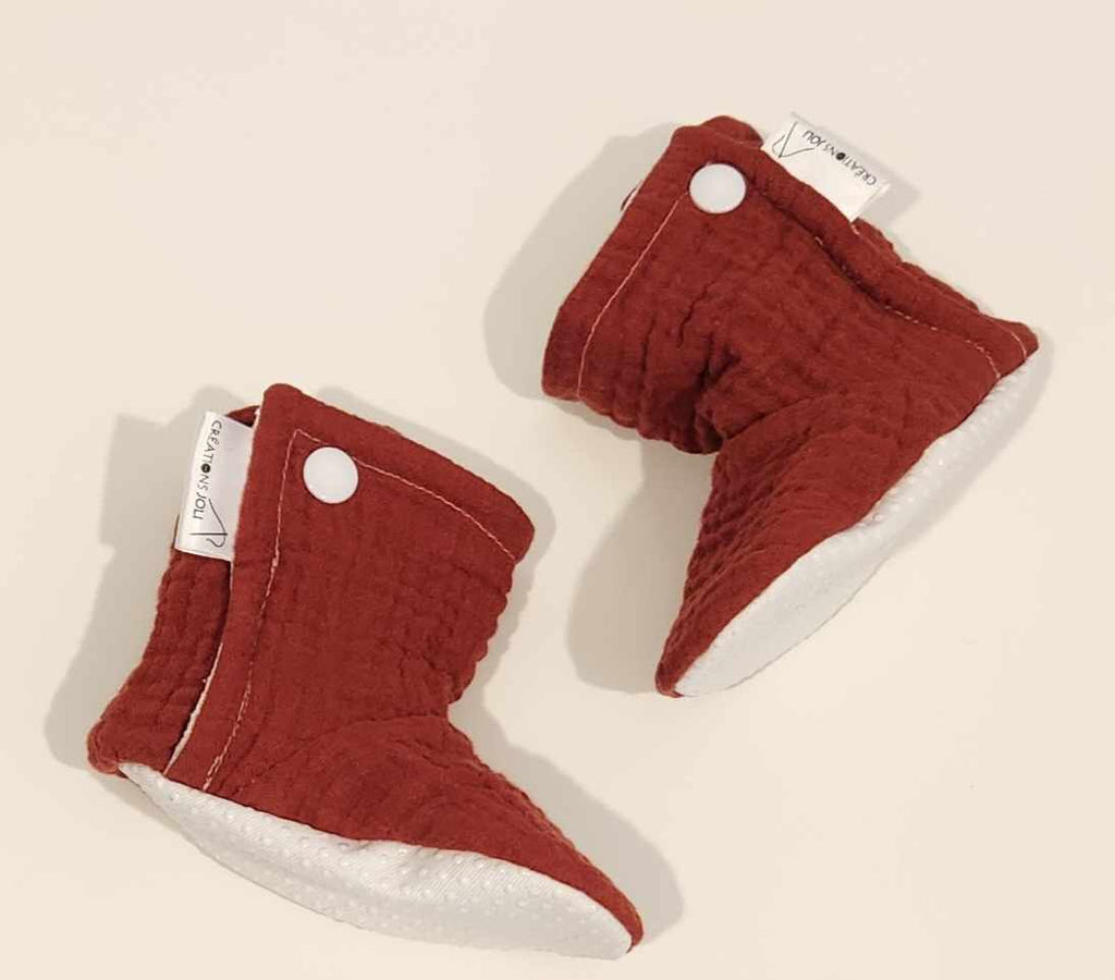 Pantoufles mousseline – Bébé