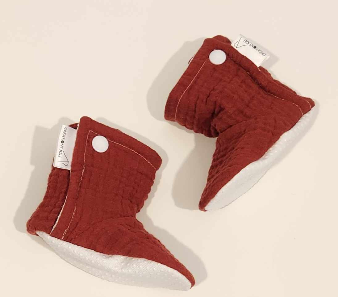 Pantoufles mousseline – Bébé