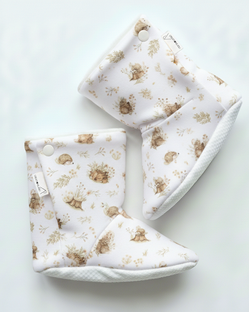 Pantoufles minky motifs (animaux) – Adulte