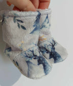 Pantoufles minky motifs (animaux) – Enfants