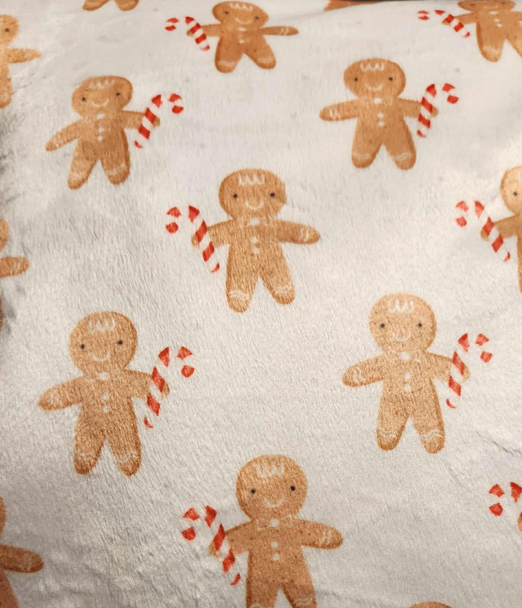 Pantoufles minky motifs (nourriture) – Enfant