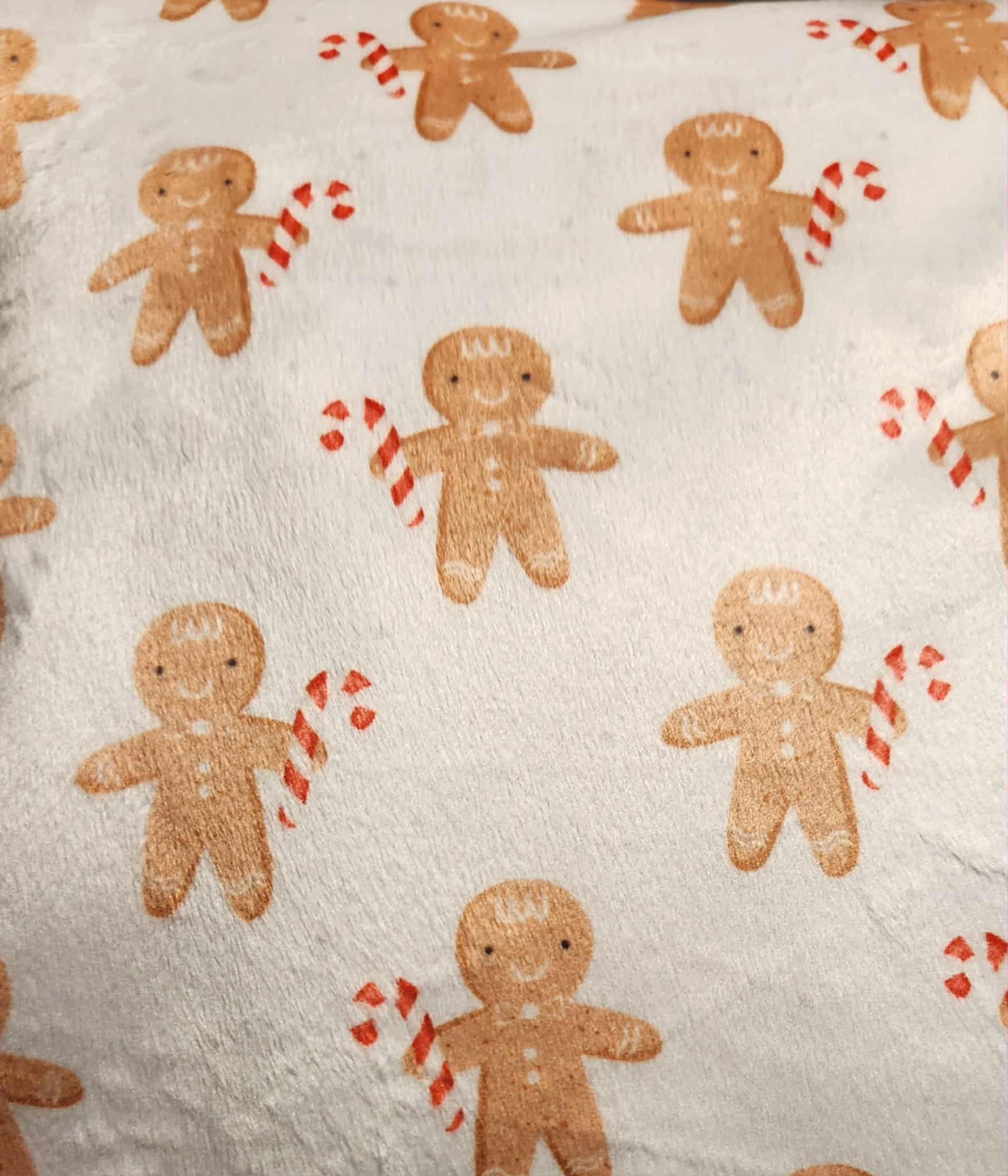 Pantoufles minky motifs (nourriture) – Adulte