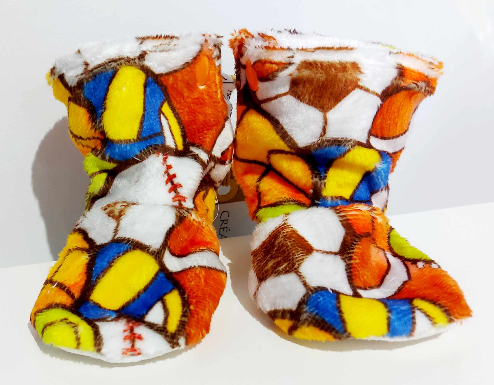 Pantoufles minky motifs (divers) – Adulte