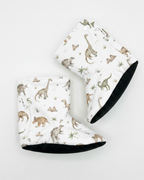 Pantoufles minky motifs (animaux) – Bébé