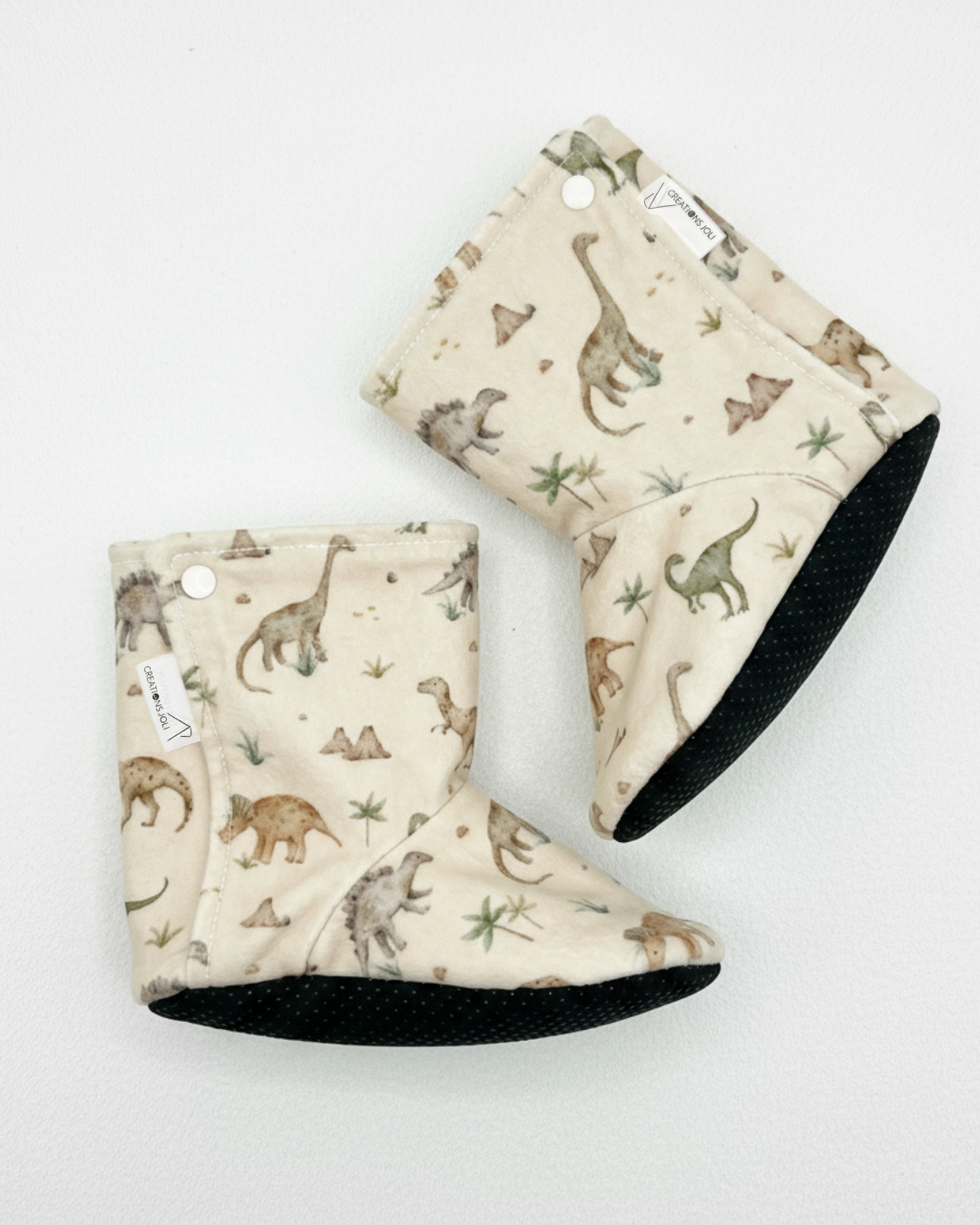 Pantoufles minky motifs (animaux) – Enfants