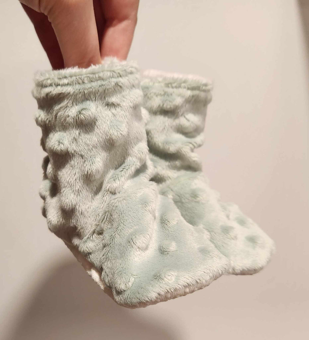 Pantoufles minky uni – Enfant