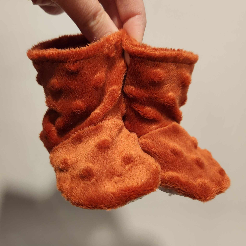 Pantoufles minky uni – Enfant