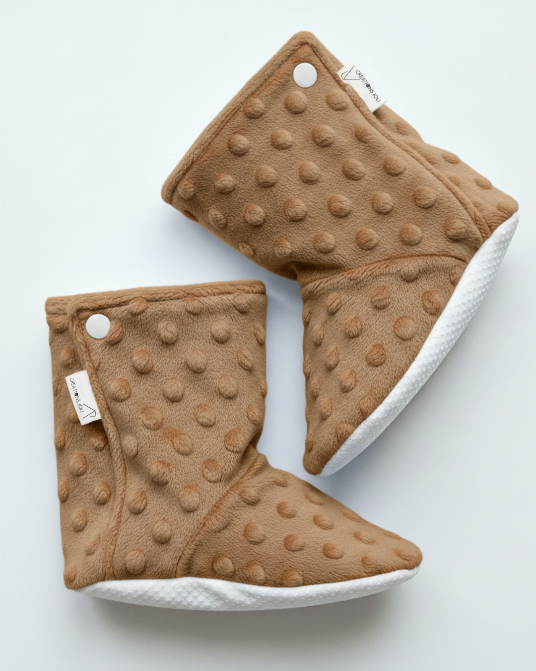 Pantoufles minky uni – Bébé