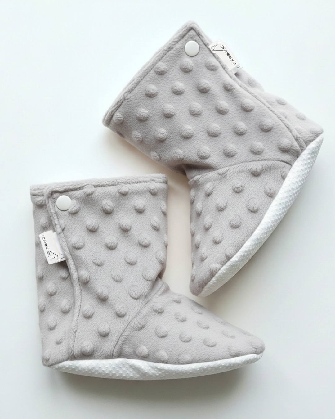 Pantoufles minky uni – Enfant