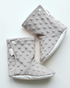 Pantoufles minky uni – Bébé