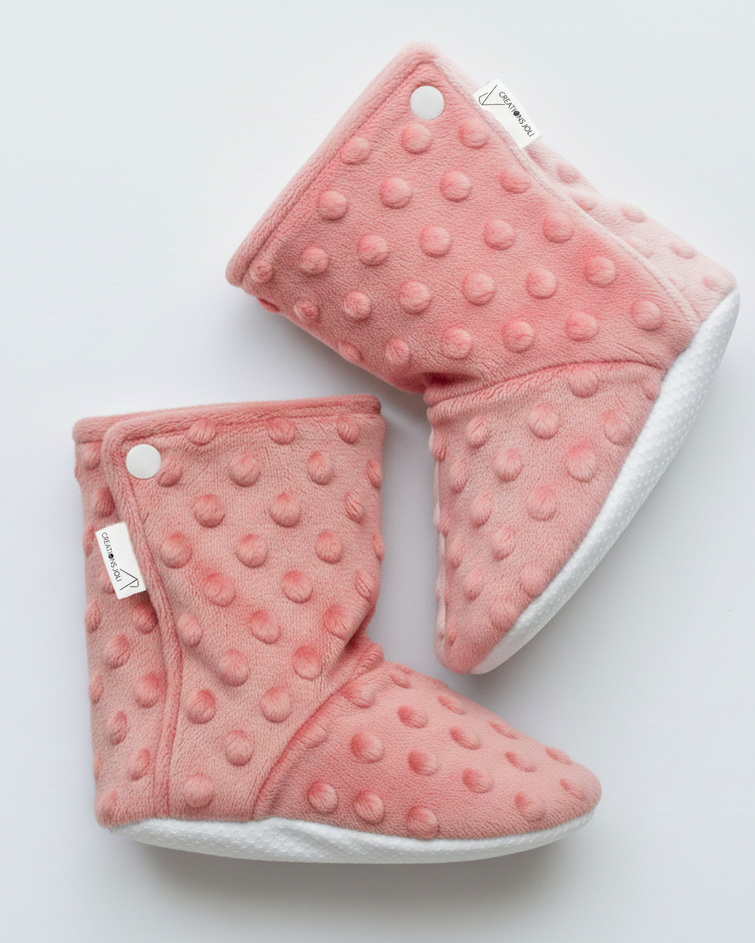 Pantoufles minky uni – Bébé