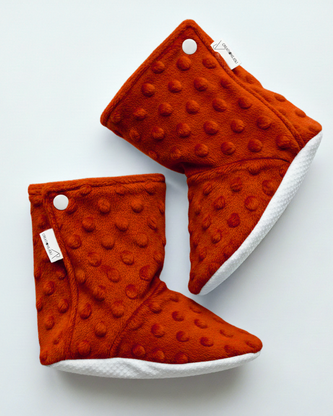 Pantoufles minky uni – Bébé