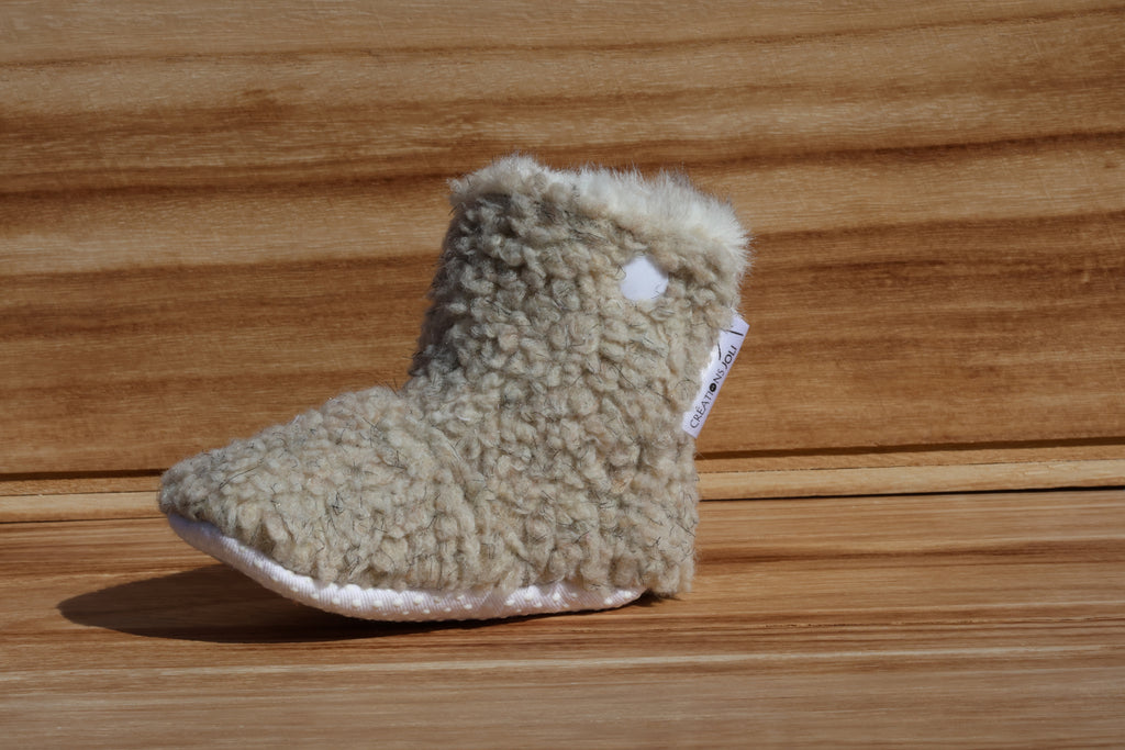 Pantoufles sherpa – Bébé