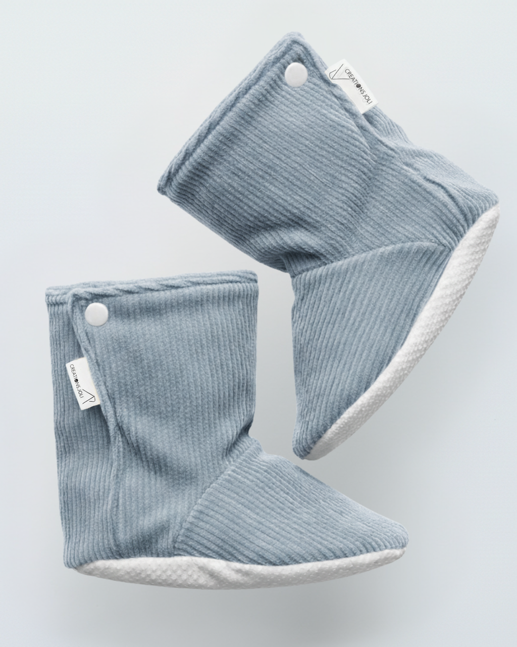 Pantoufles jersey corduroy – Bébé