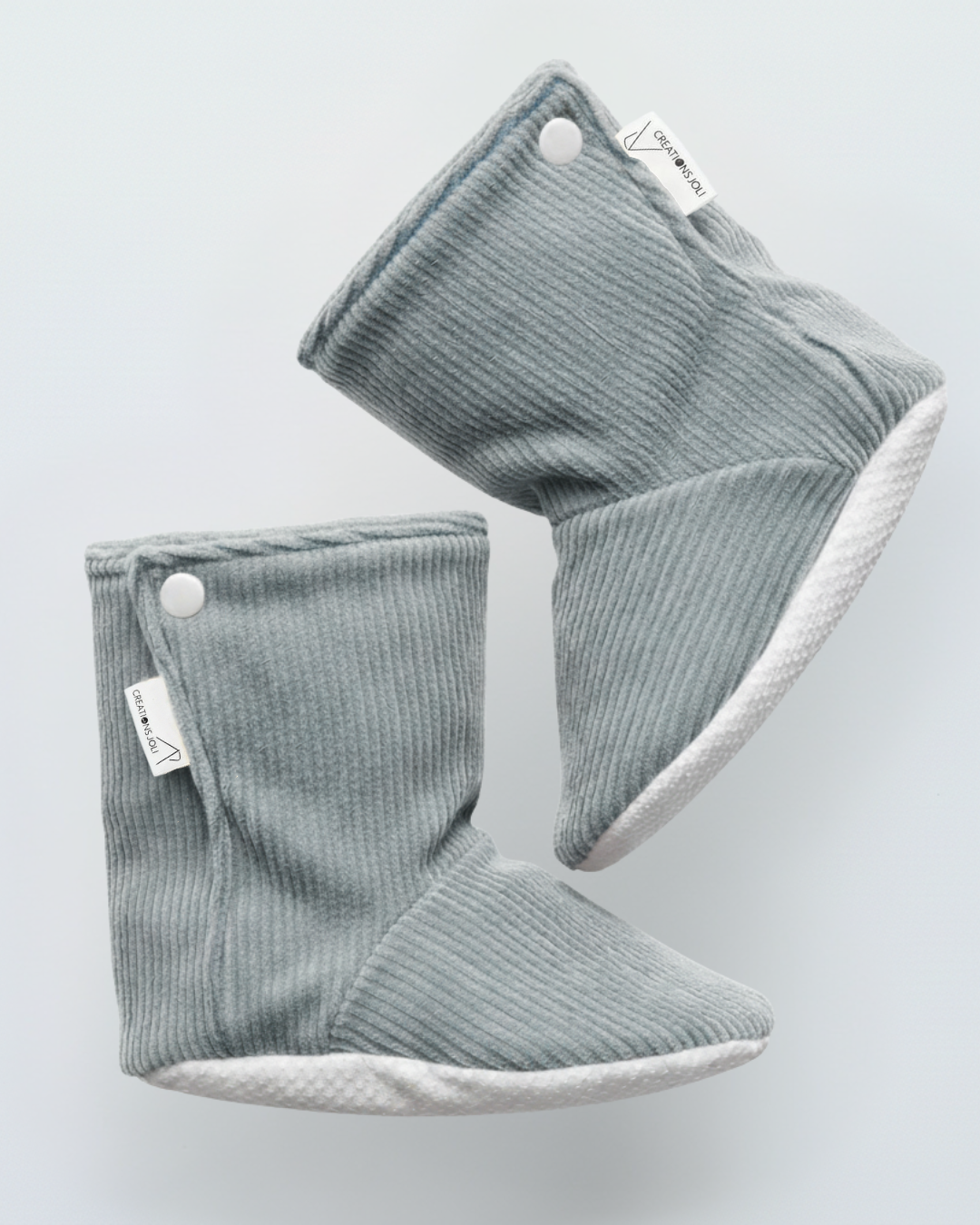 Pantoufles jersey corduroy – Bébé