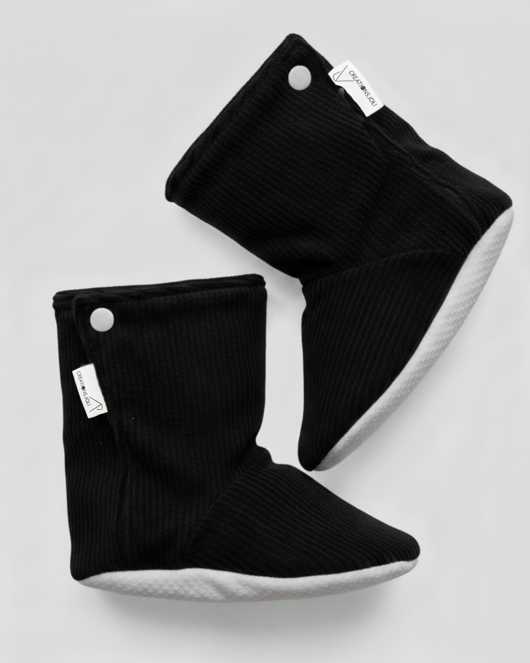 Pantoufles jersey corduroy – Bébé