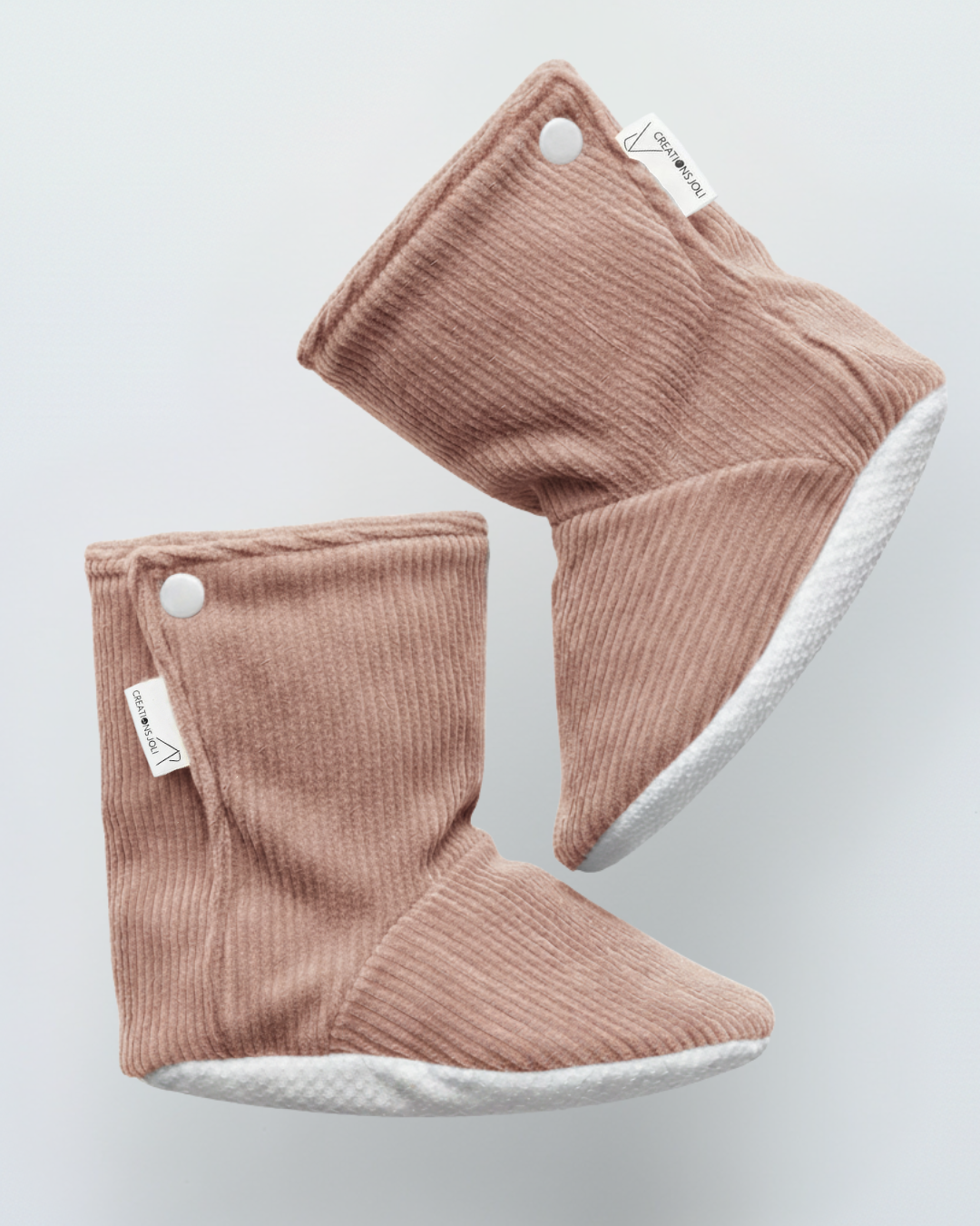 Pantoufles jersey corduroy – Bébé