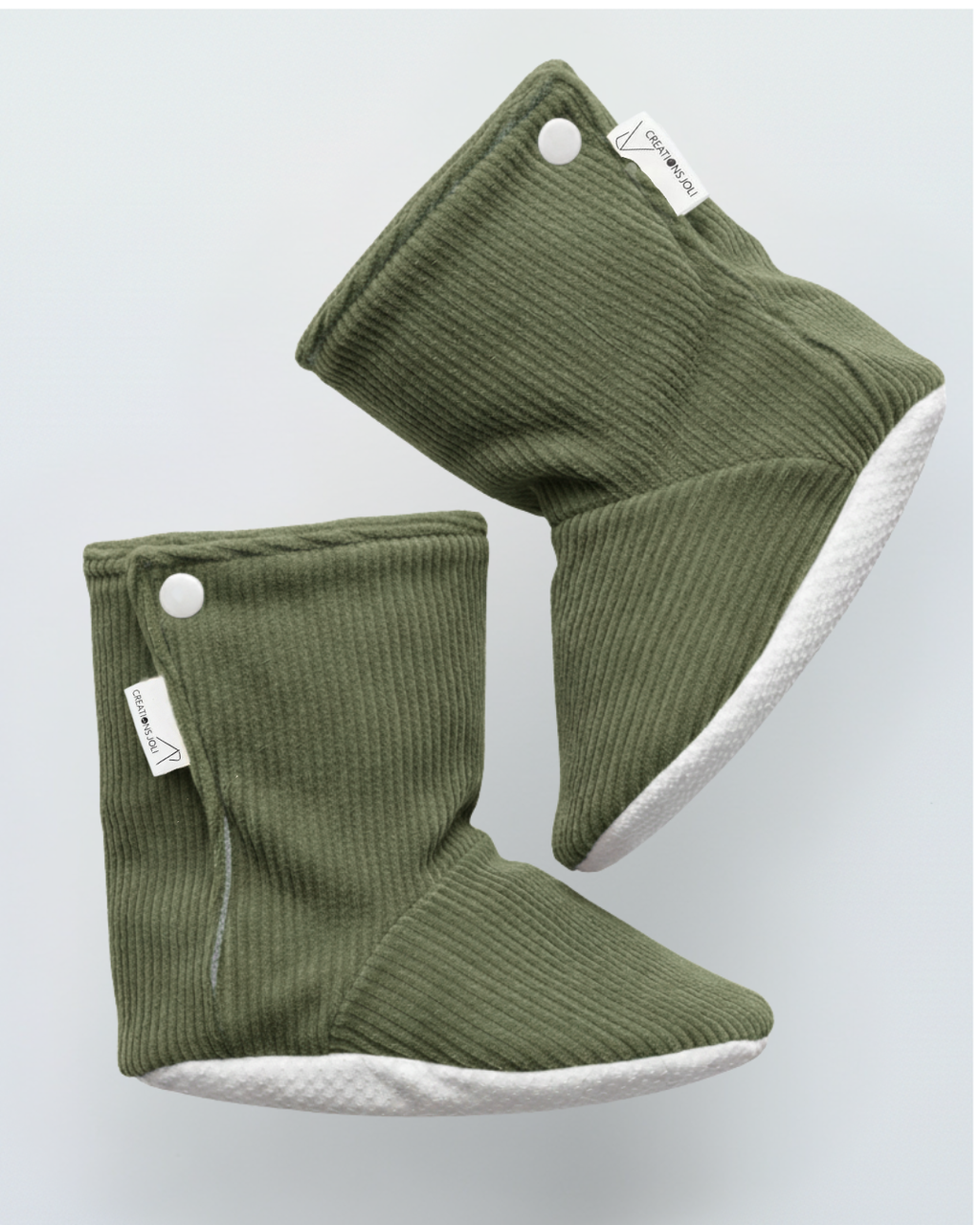 Pantoufles jersey corduroy – Adulte