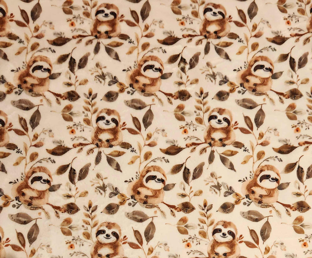 Pantoufles minky motifs (animaux) – Bébé