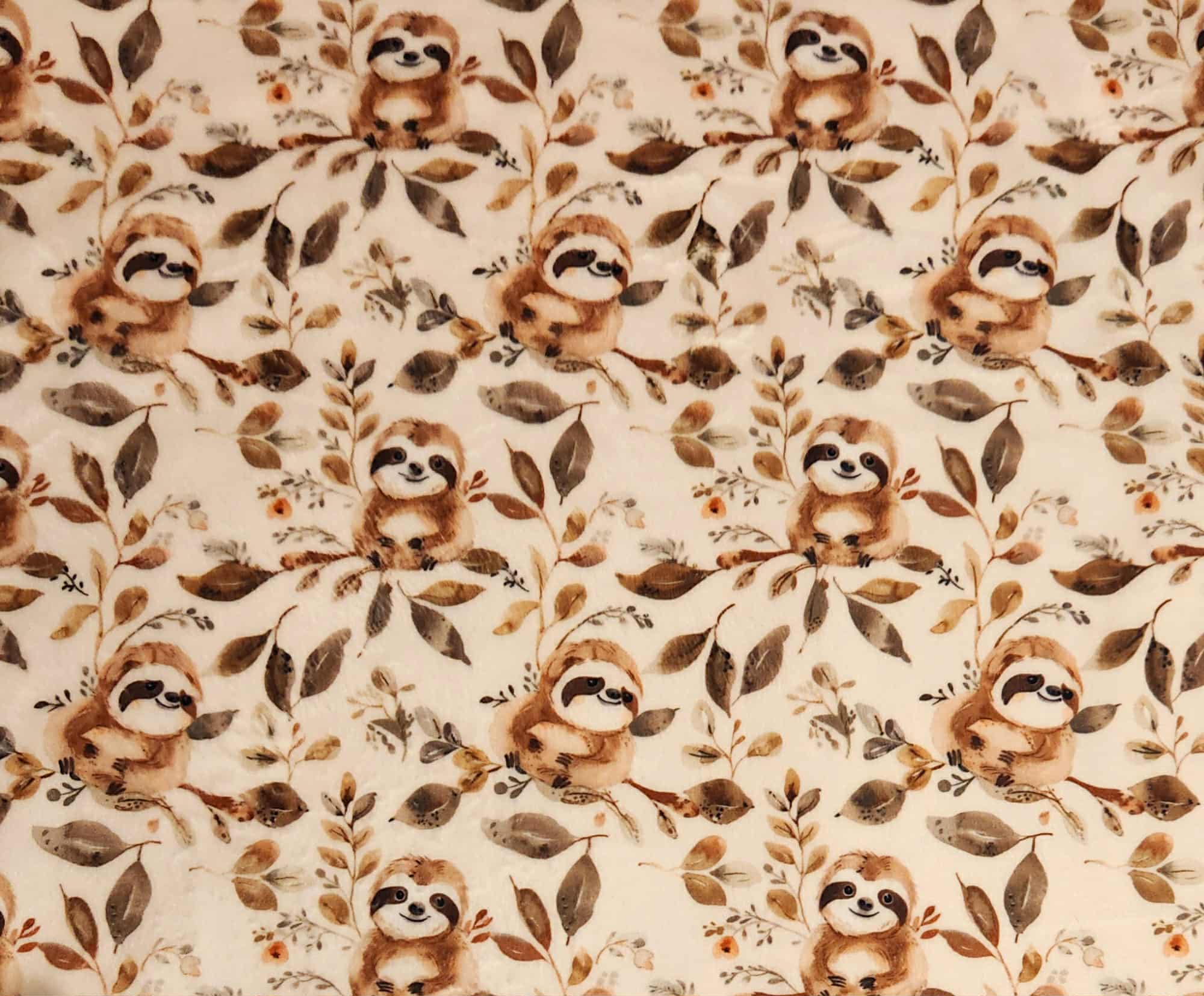 Pantoufles minky motifs (animaux) – Bébé