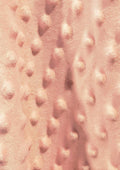Pantoufles Minky uni- BÉBÉ (rose bébé)