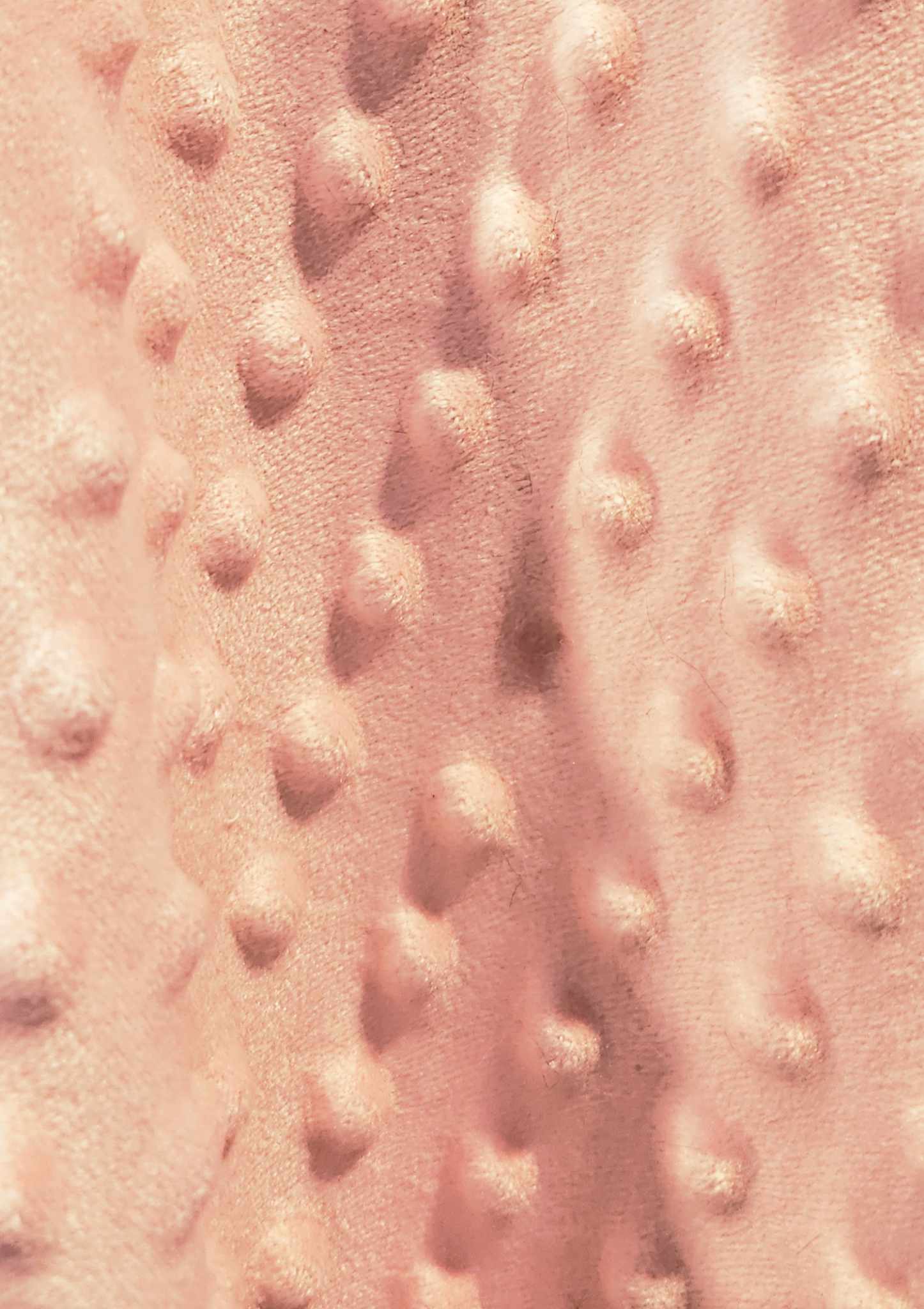 Pantoufles Minky uni- BÉBÉ (rose bébé)